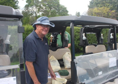 A man wearing a hat.