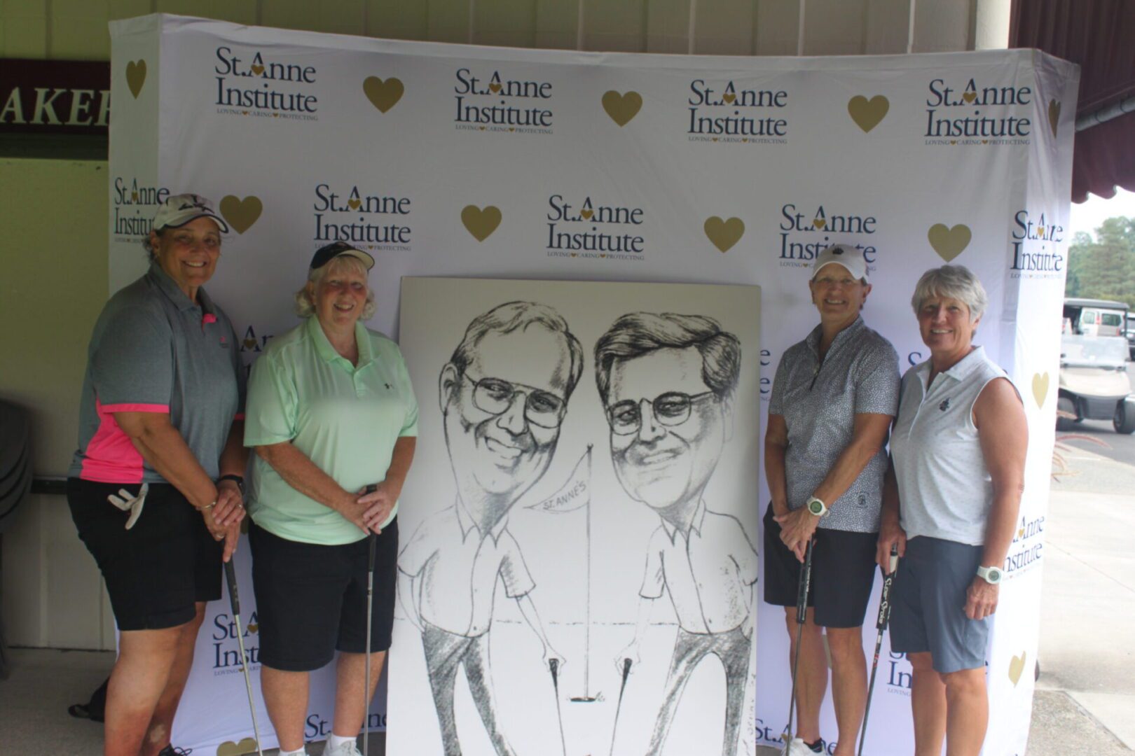 A group of people posing for a photo.