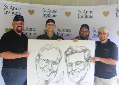 St anne institute caricature.