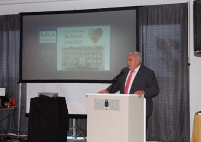 A man standing at a podium.