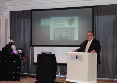 A man standing at a podium.